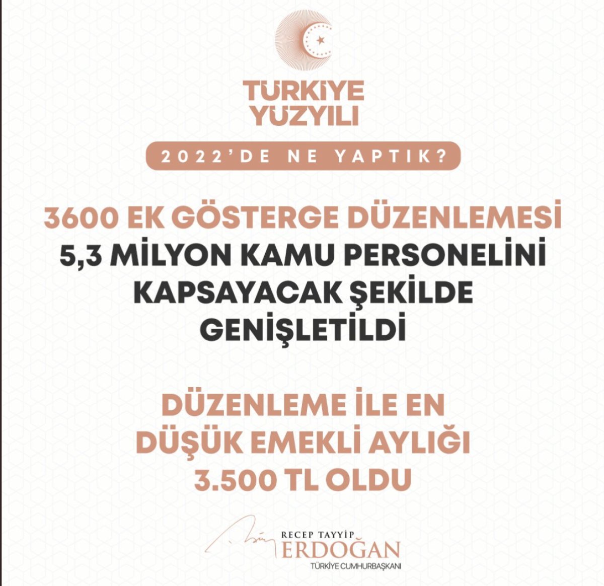 Cumhurbaşkanı Erdoğan 2022 de hayata geçen projeleri paylaştı #33