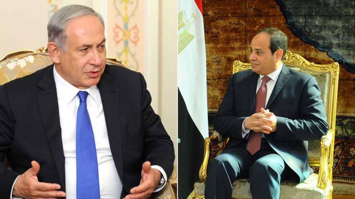 Mısır Cumhurbaşkanı Sisi, İsrail başbakanı Netanyahu yu tebrik etti #1