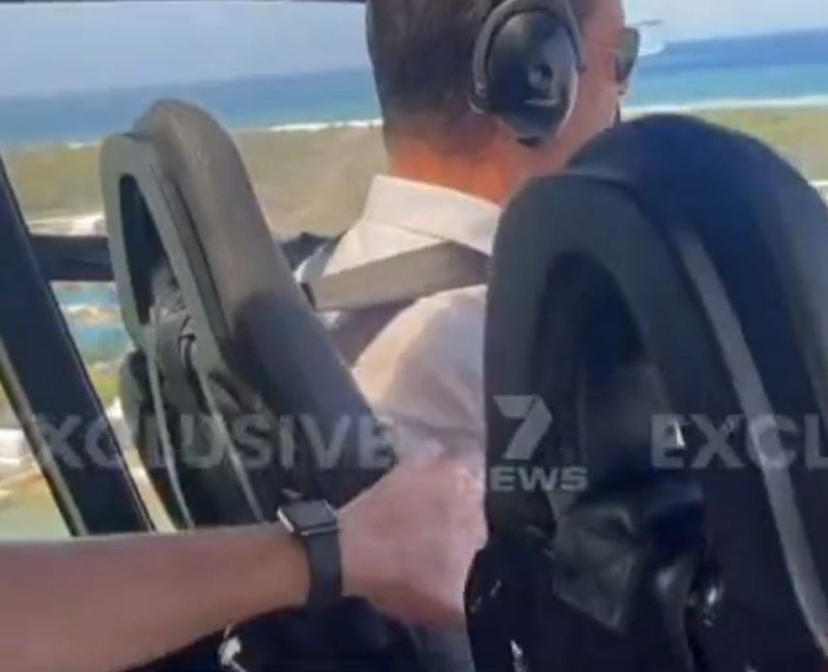Avustralya daki helikopter kazasının öncesine ait görüntü ortaya çıktı #3