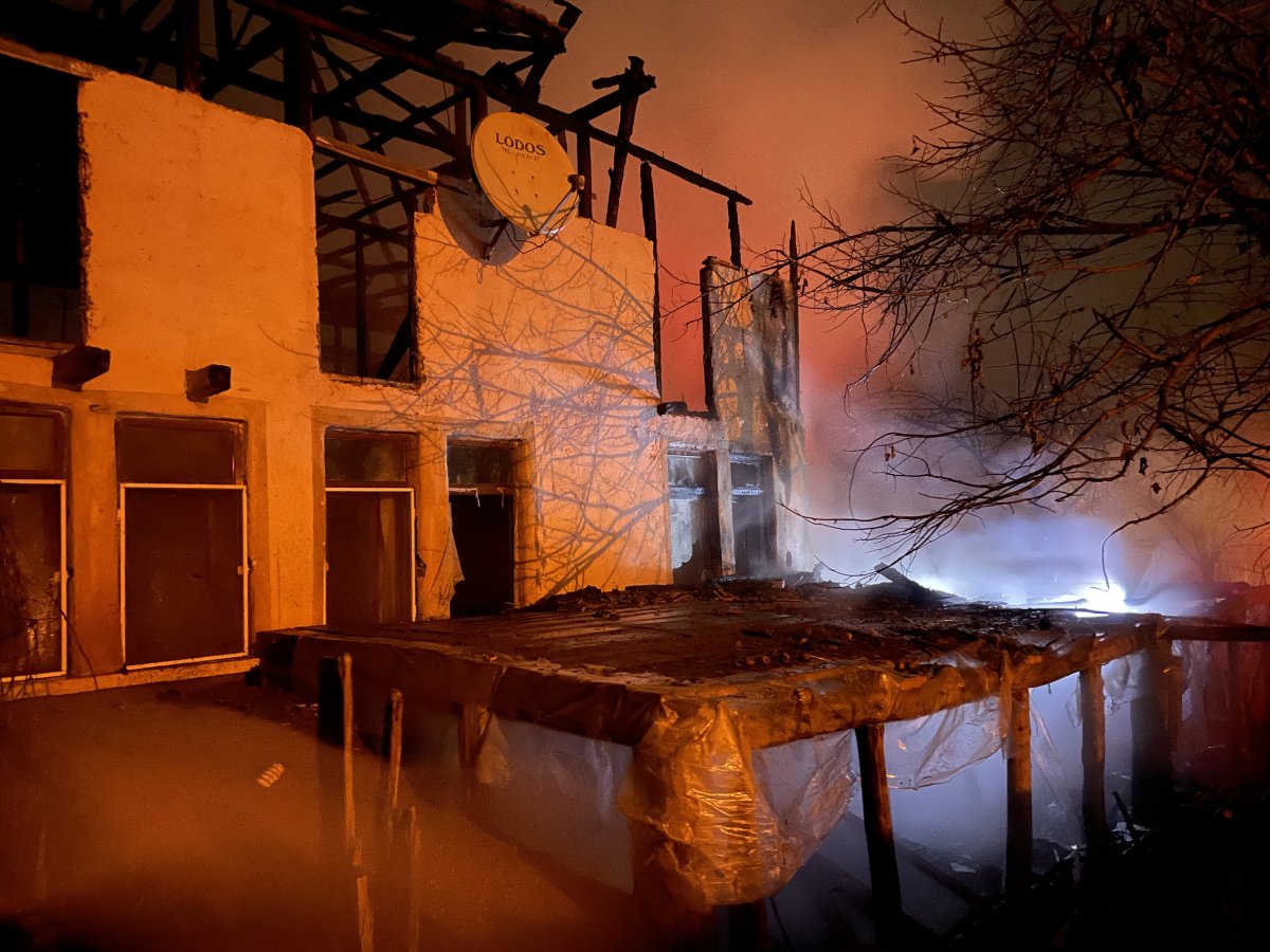 Çankırı da ev ve kümes yandı: 45 küçükbaş hayvan telef oldu #1