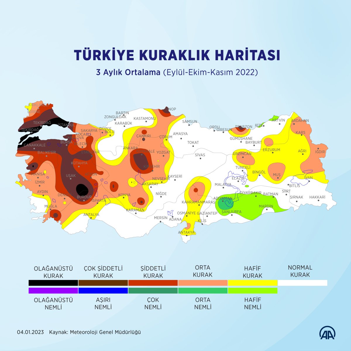 Türkiye genelinde yağışlar yüzde 40 azaldı #4