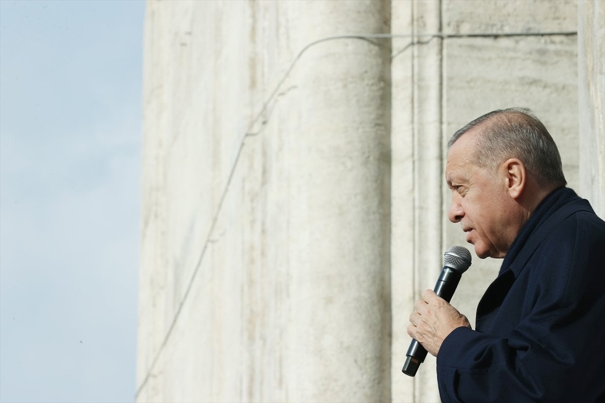Cumhurbaşkanı Erdoğan, İstanbul da Yeni Camii yi ibadete açtı #6