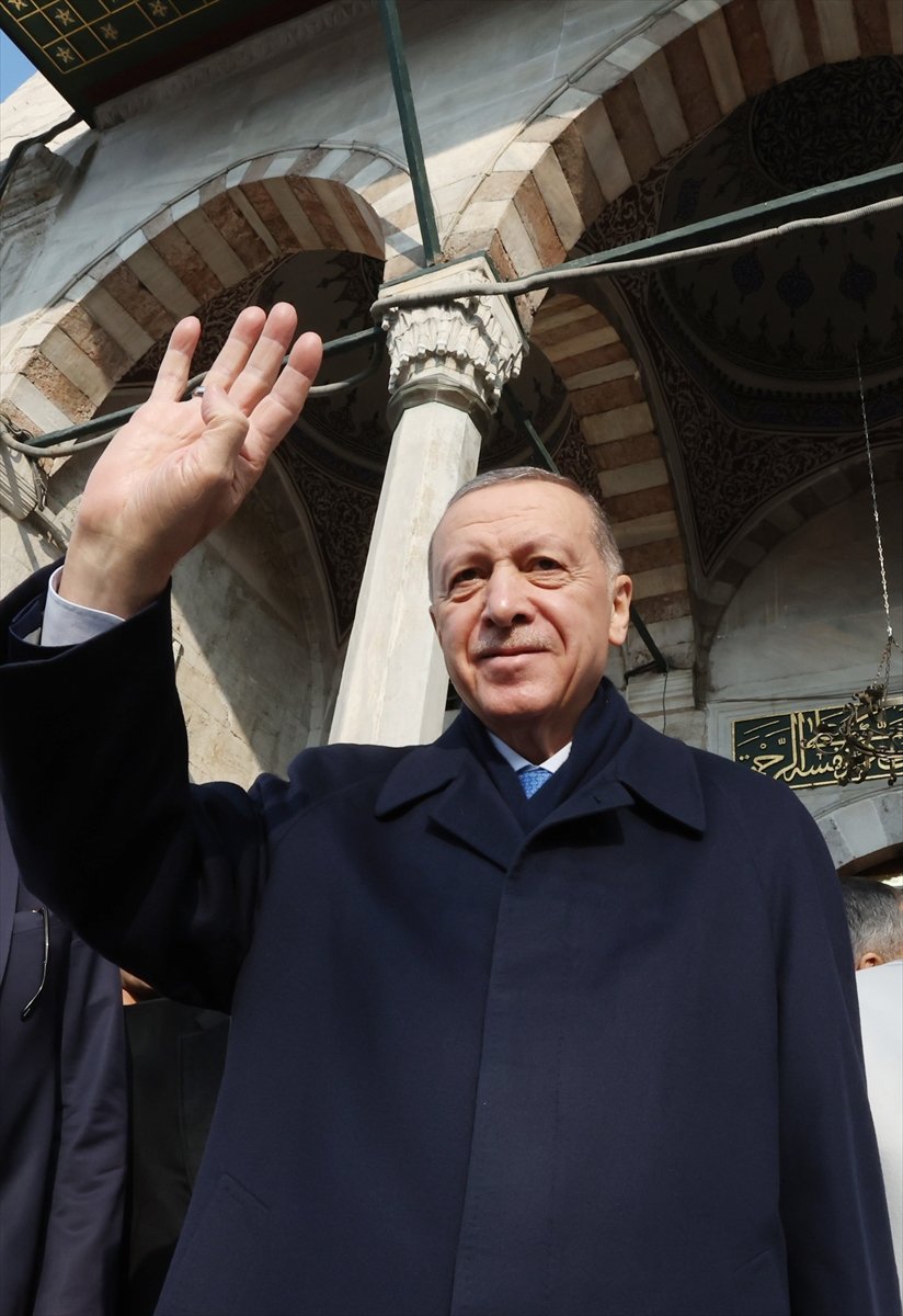 Cumhurbaşkanı Erdoğan, İstanbul da Yeni Camii yi ibadete açtı #10