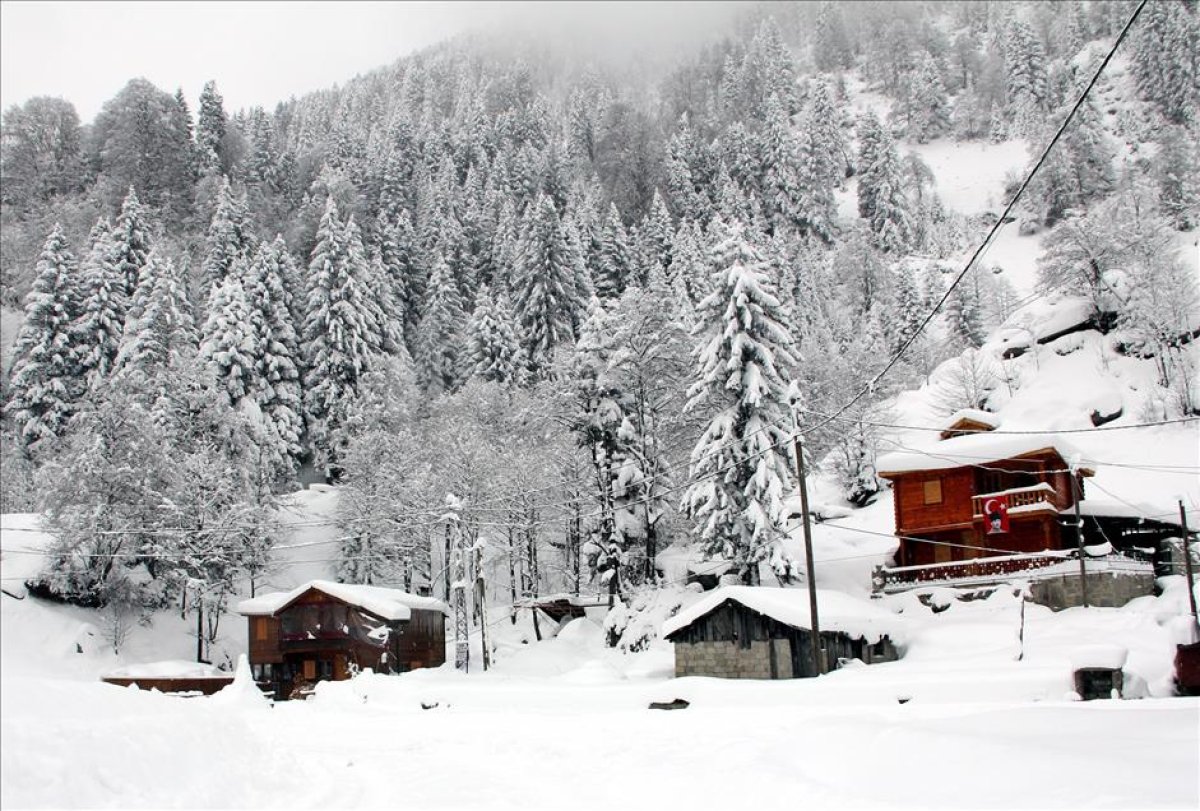 Rize ve Artvin için yoğun kar yağışı beklentisi #1