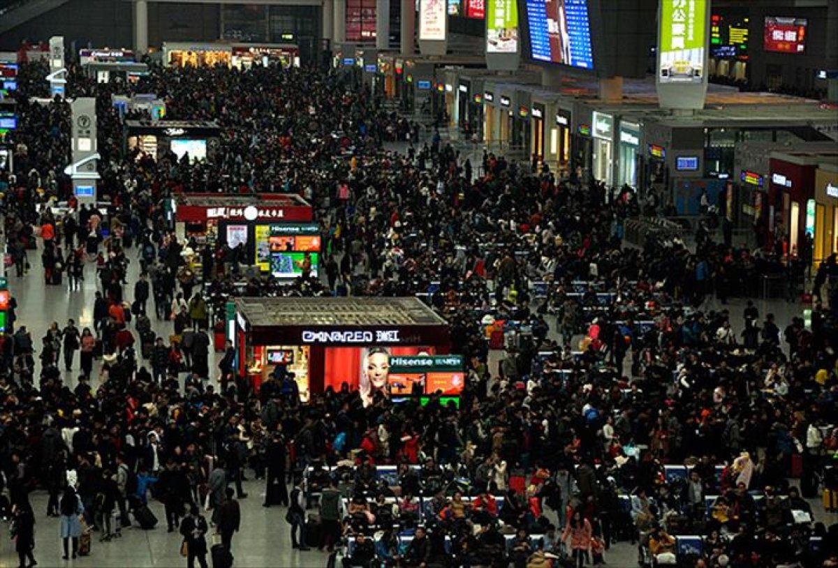 Çin de bayram nedeniyle 2,1 milyar seyahat yapılması bekleniyor #1