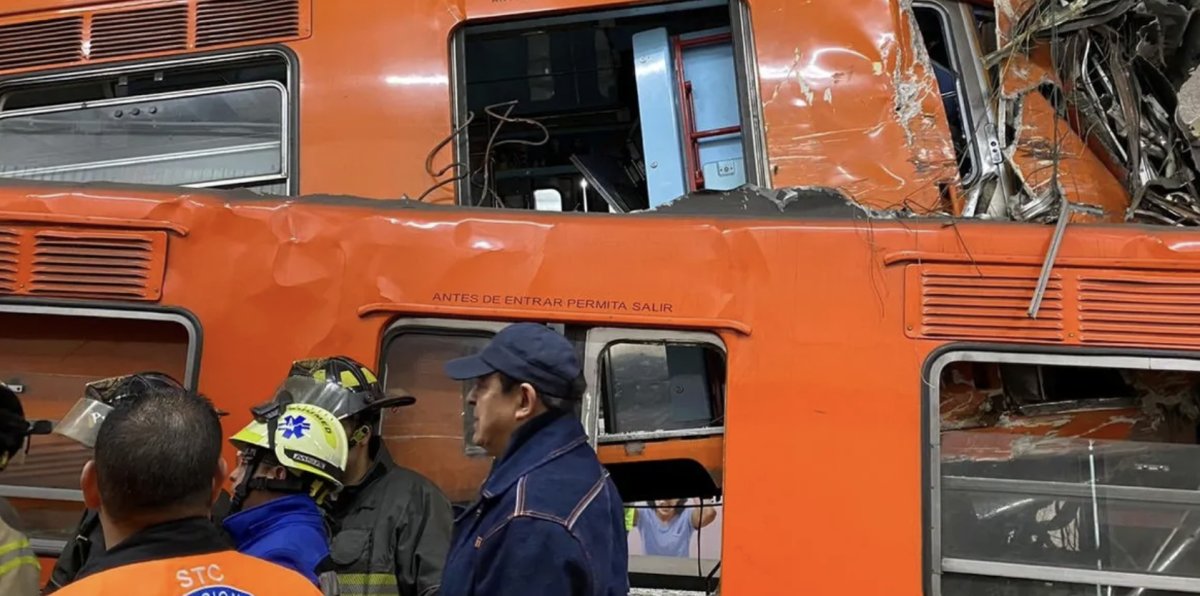 Meksika’da iki metro treni çarpıştı: 1 ölü 57 yaralı #2