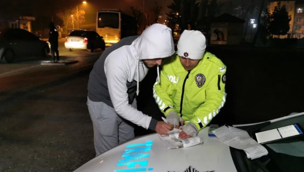 Aksaray da yakalanan alkollü sürücü: Ben çok ceza yedim, ilk değil #1