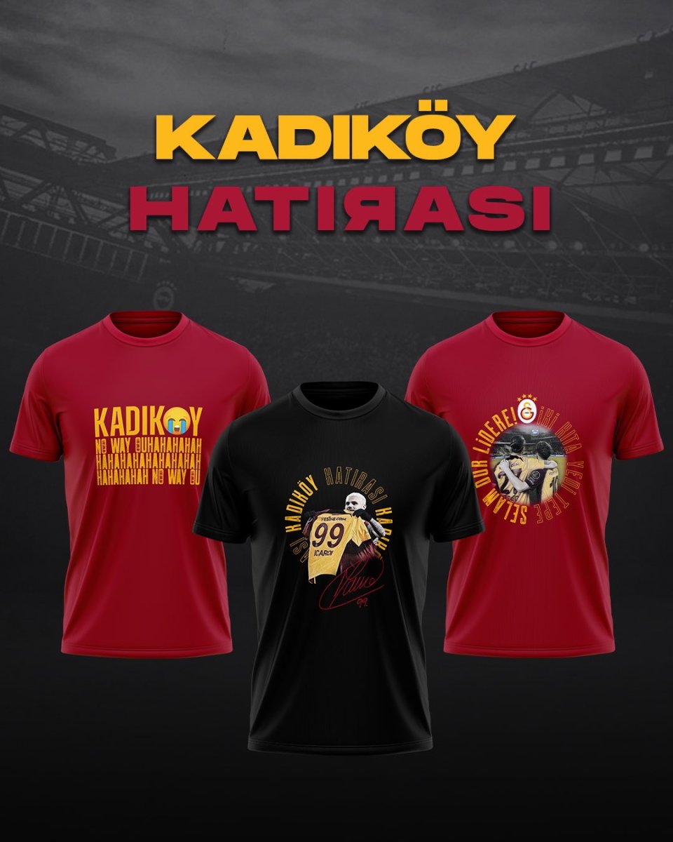Galatasaray, derbiye özel tişörtleri satışa çıkardı #1