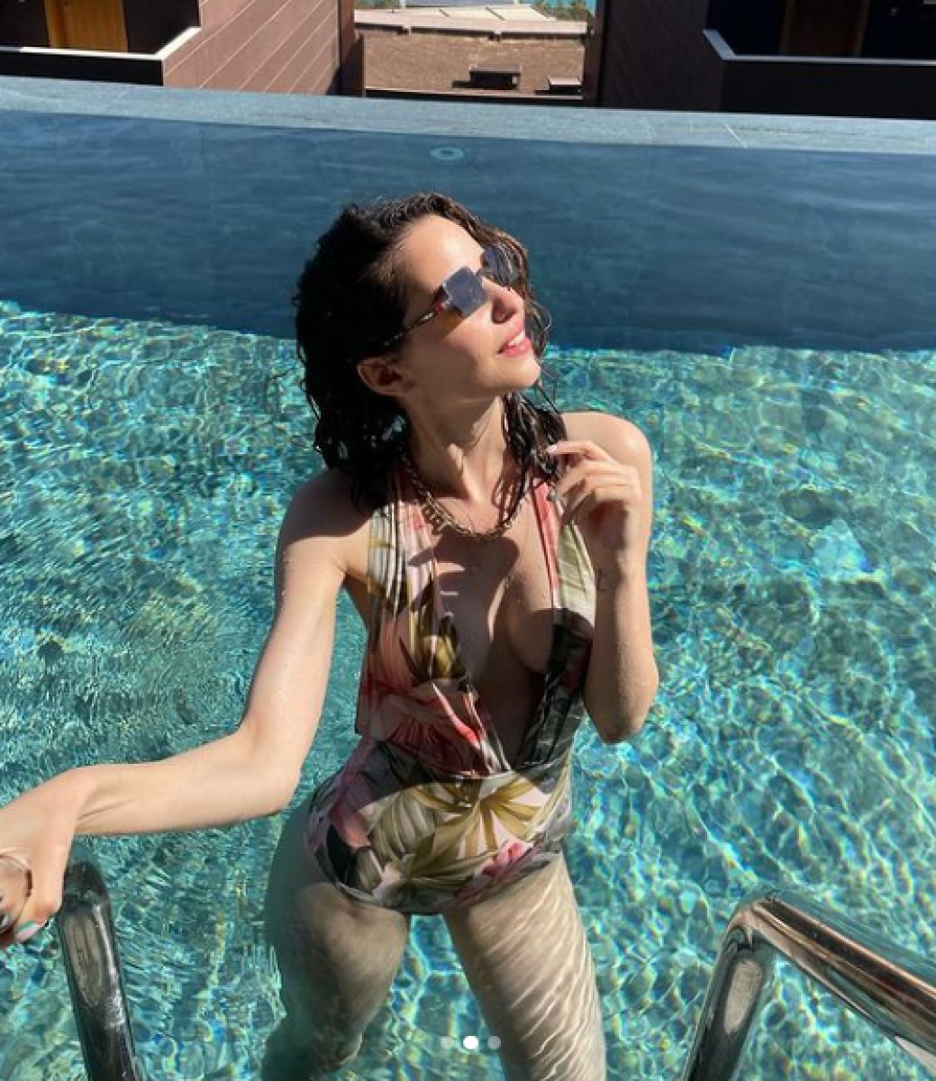 Teşkilat ın Pınar ı kış vakti iç ısıttı, Instagram coştu! Suyun içerisinde süzüldü: 'Yerim seni ben' #2