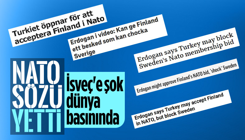 Dünya, Cumhurbaşkanı Erdoğan'ın İsveç ve Finlandiya mesajını konuşuyor