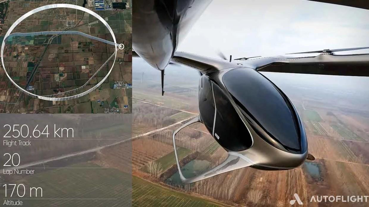 Tek şarjla 250 km: Uçan taksilerde menzil rekoru kırıldı