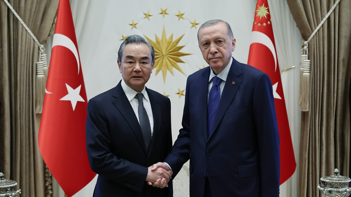 Cumhurbaşkanı Erdoğan, Çin Dışişleri Bakanı Wang Yi ile görüştü