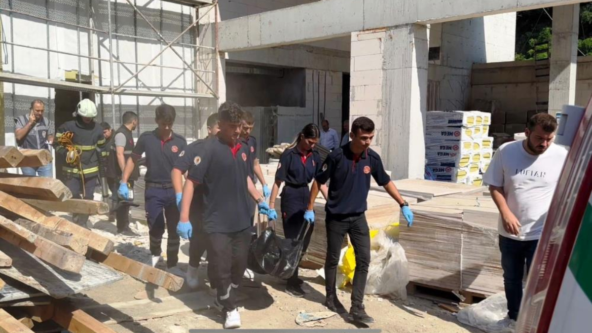 Samsun'da inşaat işçisinin cesedine asansör boşluğunda ulaşıldı