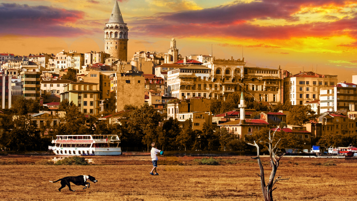 Yapay zeka çizdi! Türkiye'den kuraklık manzaraları