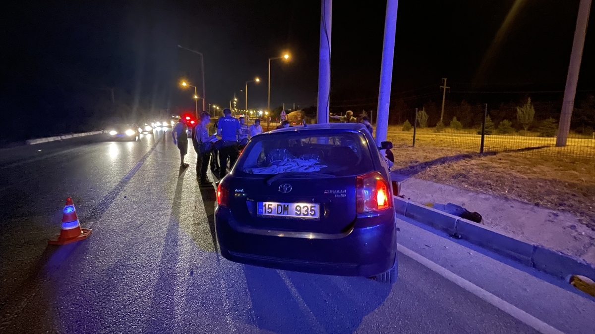 Burdur'da sarhoş sürücü kaza yaptı: Ehliyetine 2038'e kadar el konulduğu belirlendi