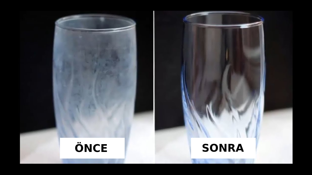 Matlaşan bardaklarınız için endişelenmeyin! Çözümü çok basit: Eskisinden bile parlak olacak...
