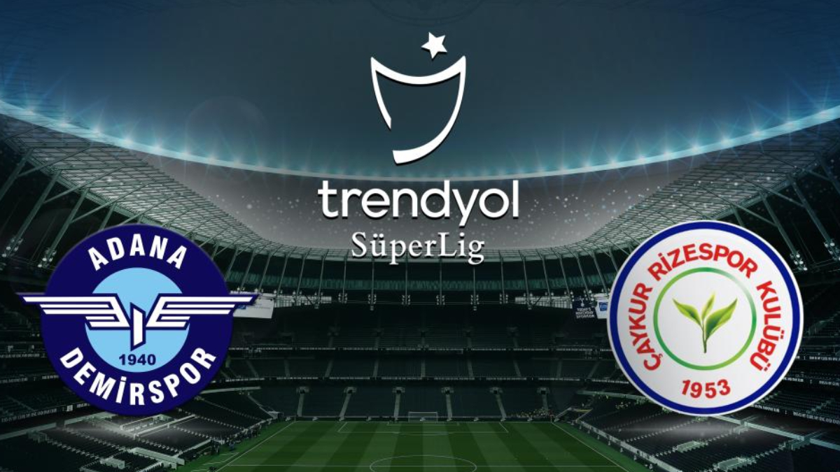 Adana Demirspor - Çaykur Rizespor maçı ne zaman, saat kaçta ve hangi kanalda?