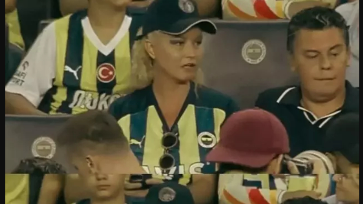 Müge Anlı eşiyle Fenerbahçe maçına gitti