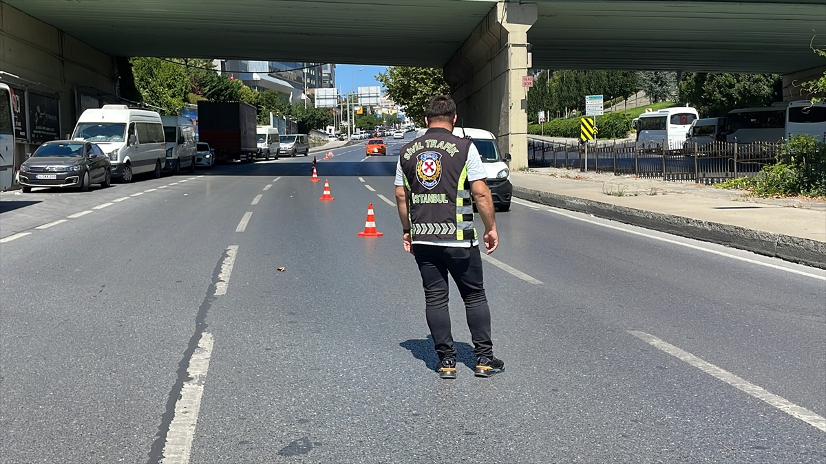 İstanbul'da drone destekli uygulama: Kırmızı ışık ihlali denetlendi