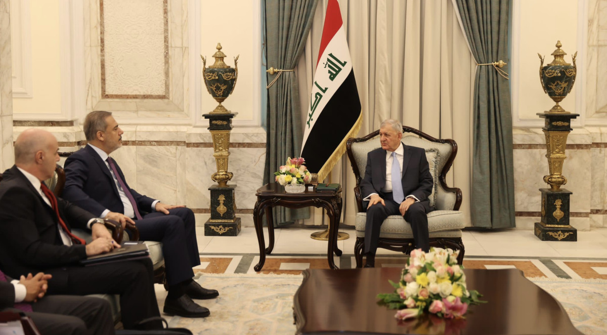 Dışişleri Bakanı Hakan Fidan, Irak Cumhurbaşkanı'yla görüştü