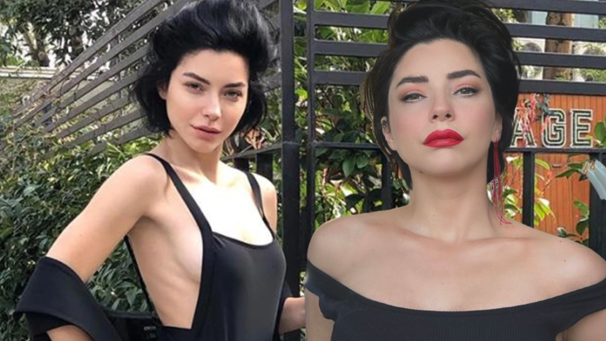 Merve Boluğur’un fileli bikinisiyle poz verdi, sosyal medya ikiye bölündü “Ağa takılmış hamsi”