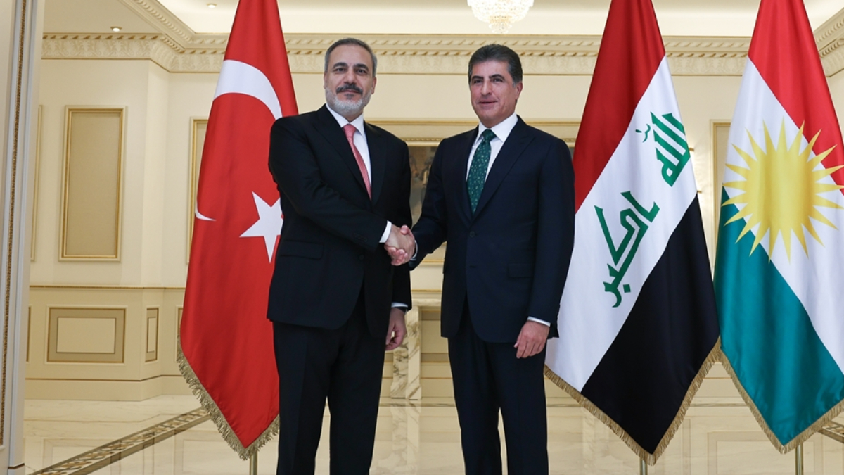 Hakan Fidan Irak'ta! Neçirvan Barzani ile görüştü