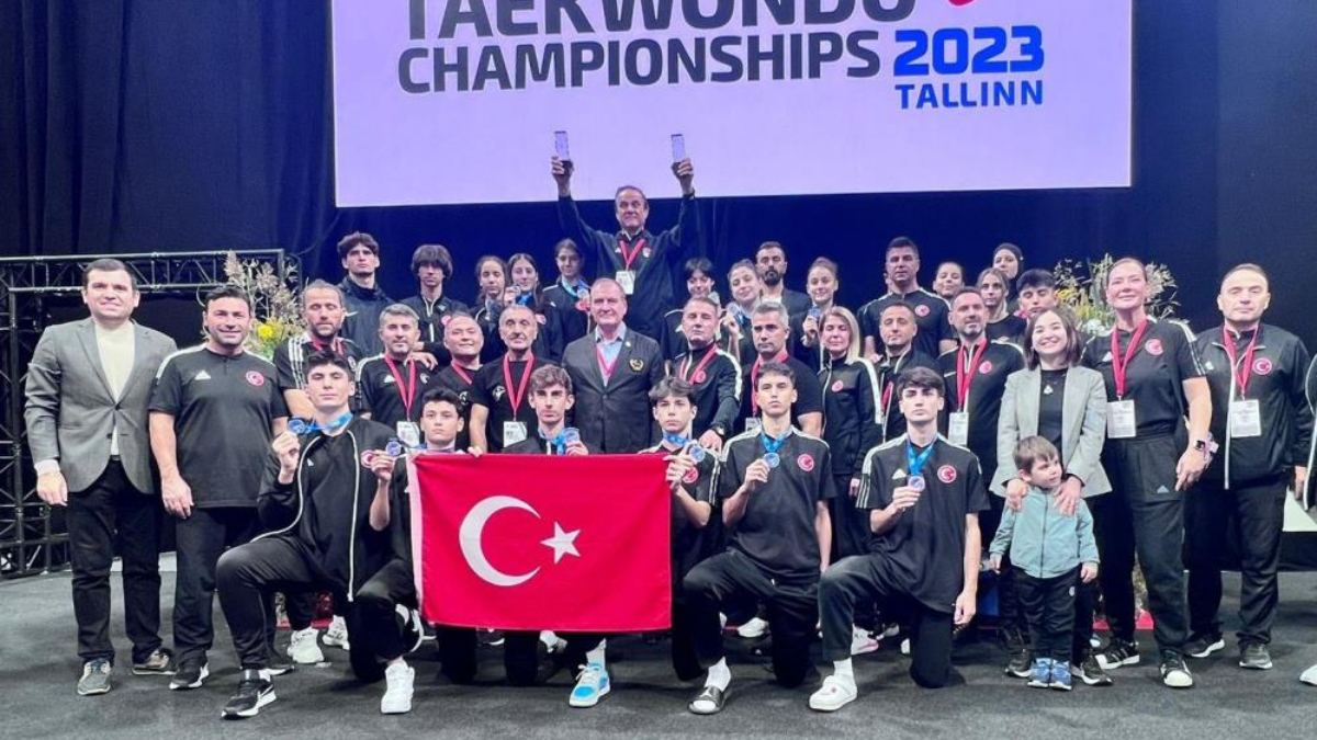 Genç tekvandocular 13 madalya ile Avrupa şampiyonu