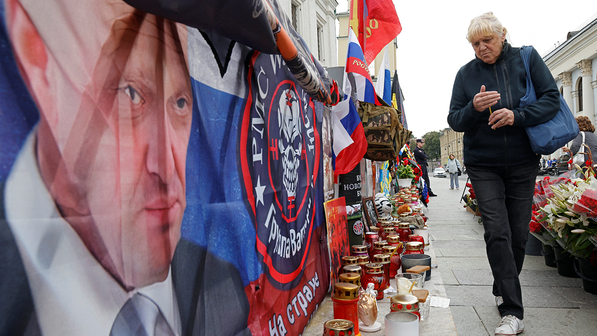 Düşen uçakta ölen Wagner lideri Prigojin Rusya'da anılıyor