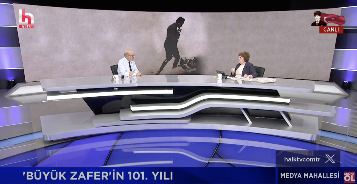 Halk TV'de 30 Ağustos gerginliği: Ayşenur Arslan renkten renge girdi