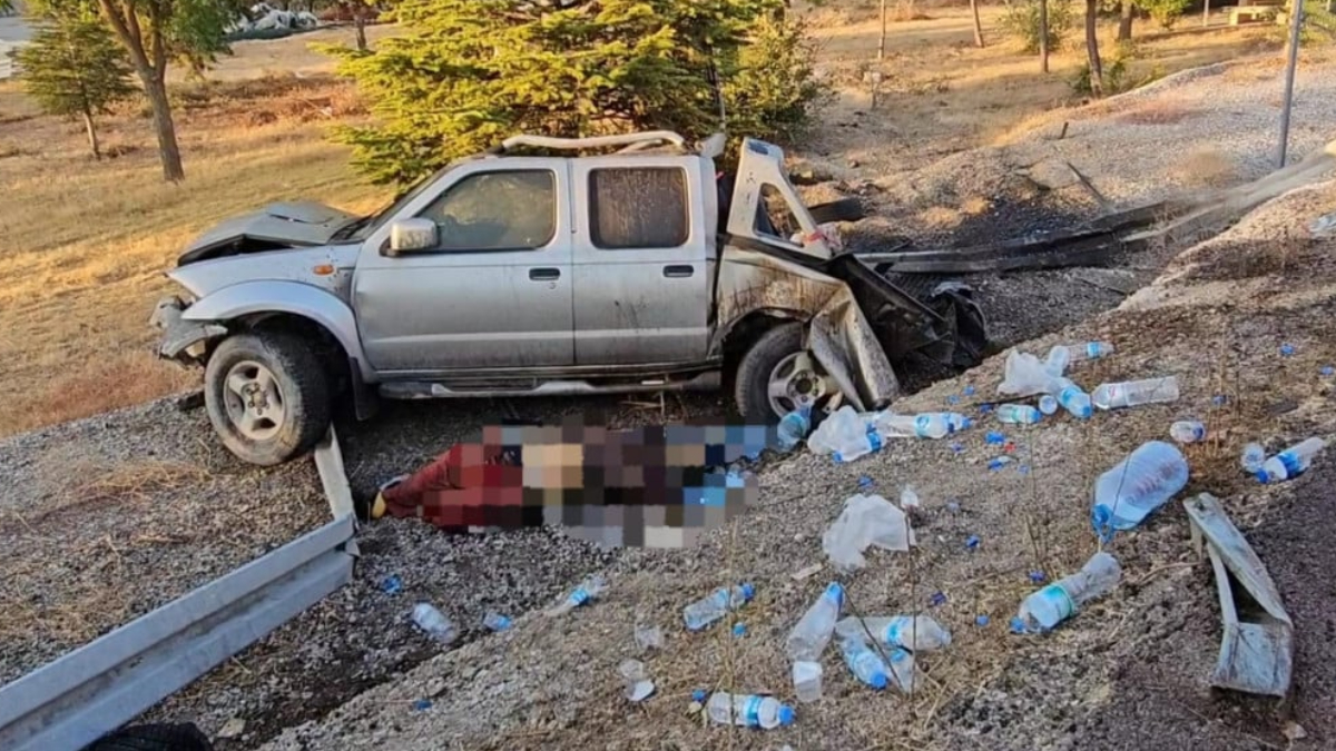 Konya'da lastiği patlayan tır dehşet saçtı: 1 ölü 3 yaralı