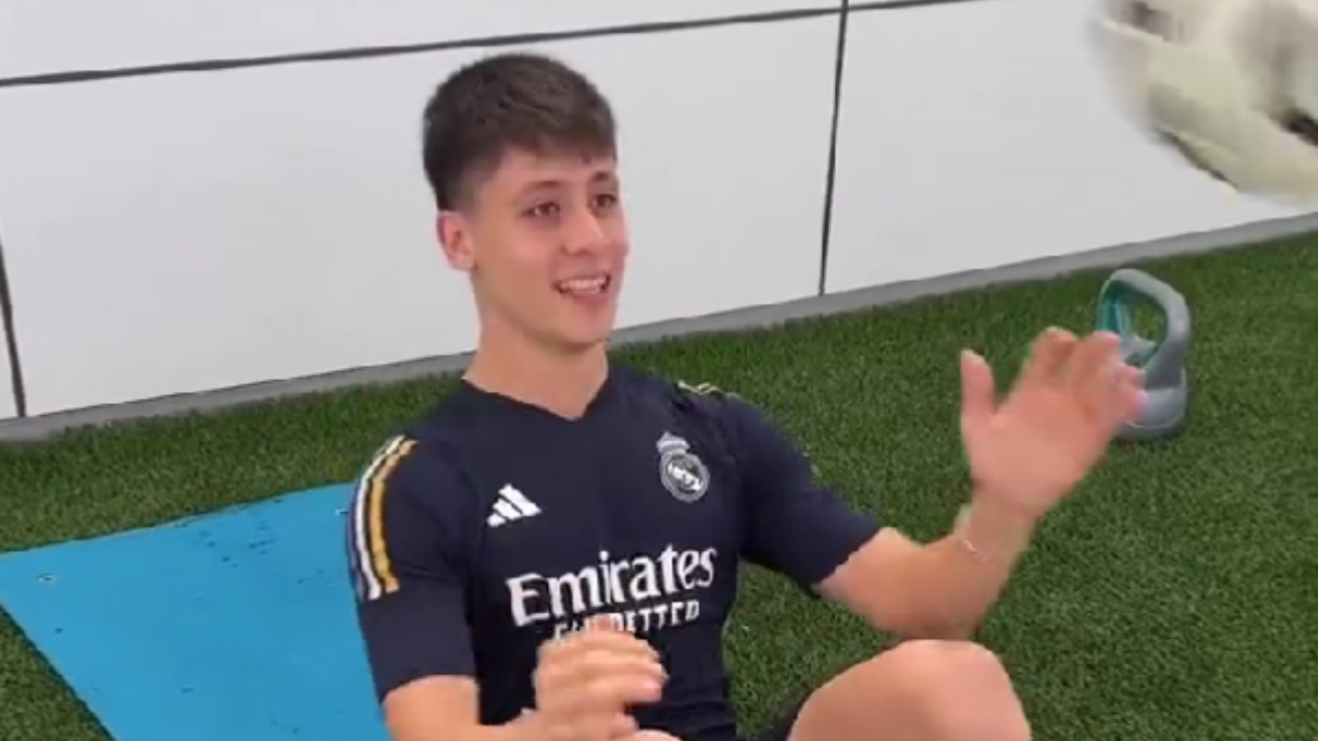 Arda Güler'e idmanda Luka Modric'in kızı yardım etti