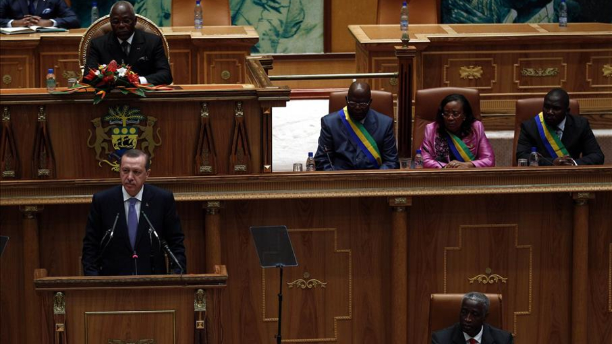 Cumhurbaşkanı Erdoğan'ın 10 yıl önce Gabon Parlametosu'nda yaptığı konuşma yeniden gündemde