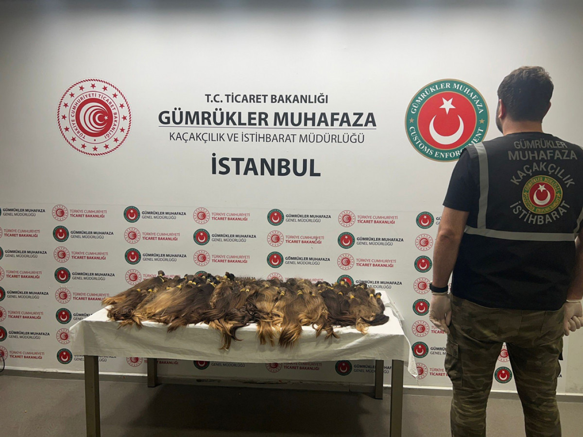 İstanbul havalimanlarında 53 kilo insan saçı ele geçirildi