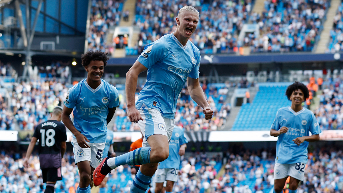 Haaland'ın tarihe geçtiği maçta Manchester City, Fulham'a fark attı