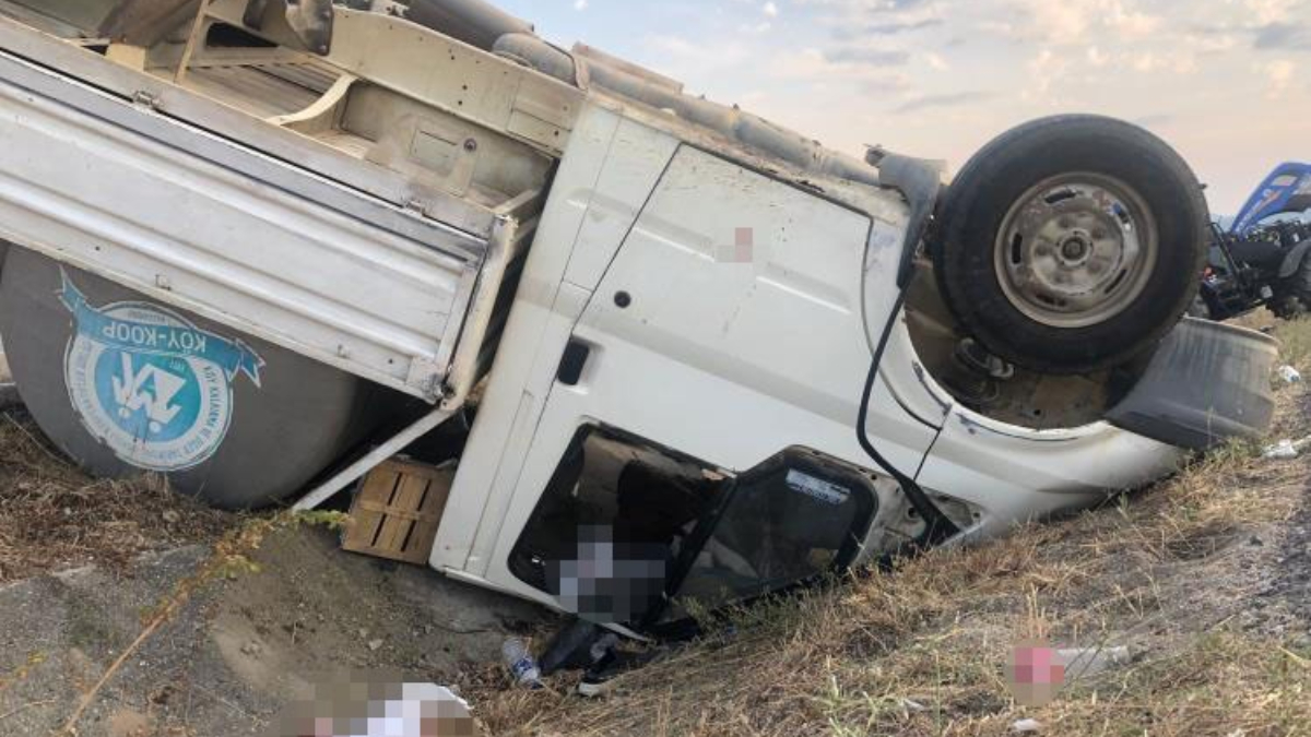 Sinop’ta traktör ile kamyonet çarpıştı: 1 ölü, 2 yaralı