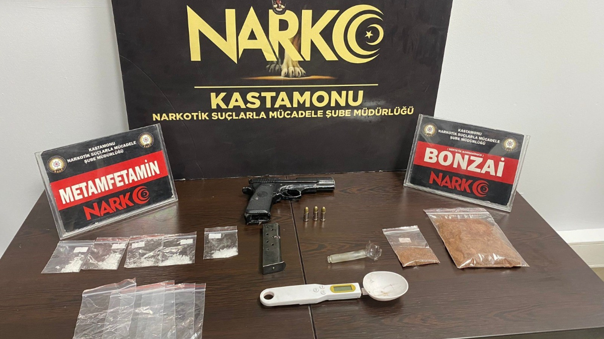 Kastamonu'da uyuşturcu operasyonu! Zehir taciri tutuklandı