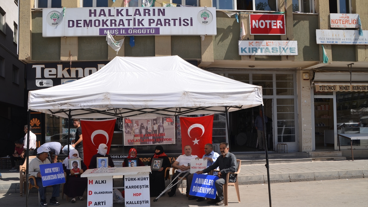 Muşlu aileler nöbette! Dağa kaçırılan evlatlarına 'teslim ol' çağrısında bulunuyorlar