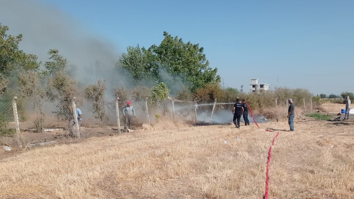 Hatay’da bahçe yangını söndürüldü