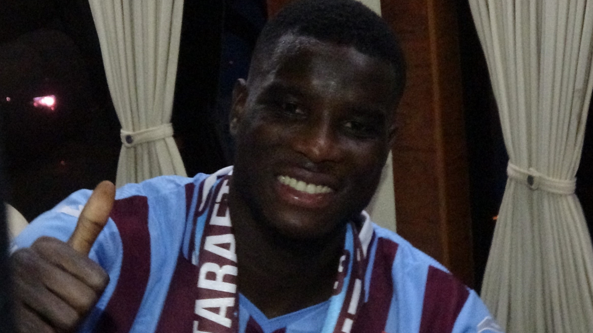 Trabzonspor'un yeni transferi Paul Onuachu, Trabzon'da