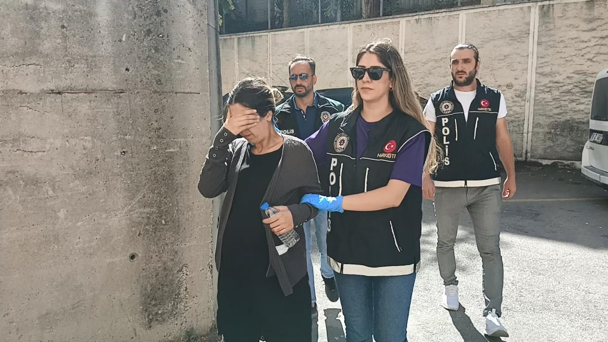 Bursa'da 9 aylık hamile kadın evinde uyuşturucuyla yakalandı