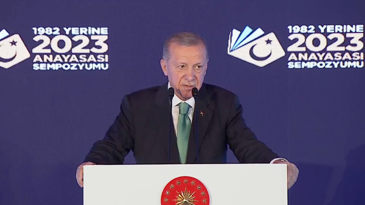 Cumhurbaşkanı Erdoğan'ın Yeni Anayasa Sempozyumu konuşması