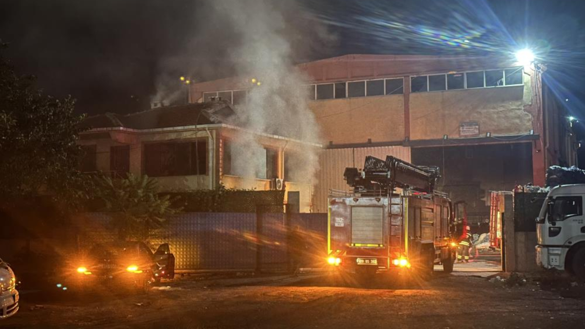 Tekirdağ'da tüp patlaması hurda deposunda yangın çıkardı