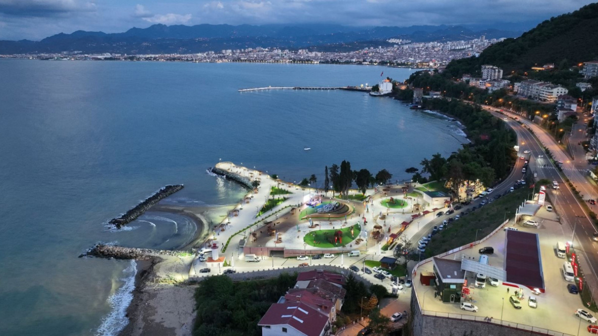Ordu'da yıkılan binaların alanı halka açıldı