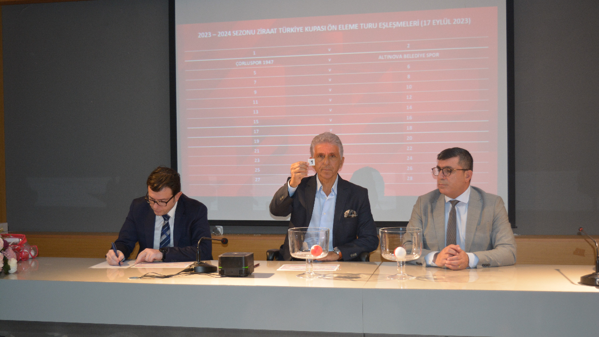 Türkiye Kupası Ön Eleme Turu kura çekimi gerçekleştirildi