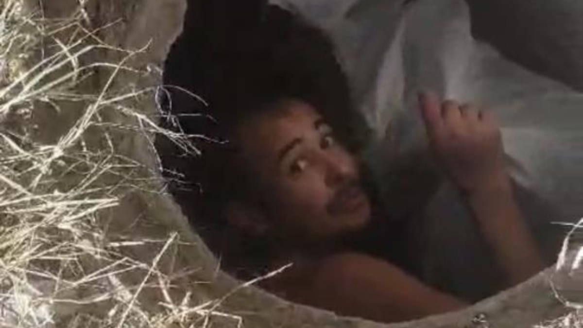 İstanbul'da rögar kapağının altından çıkan kaçak göçmen