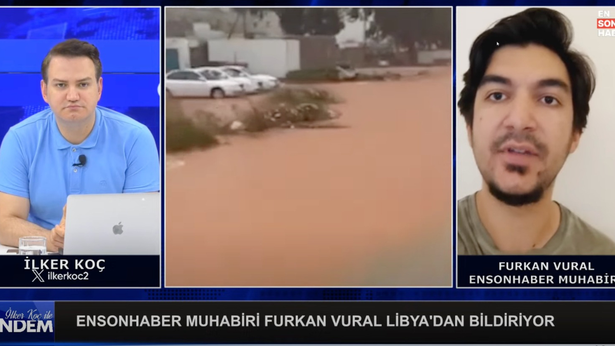 Ensonhaber muhabiri Furkan Vural, selin vurduğu Libya'dan son durumu aktardı
