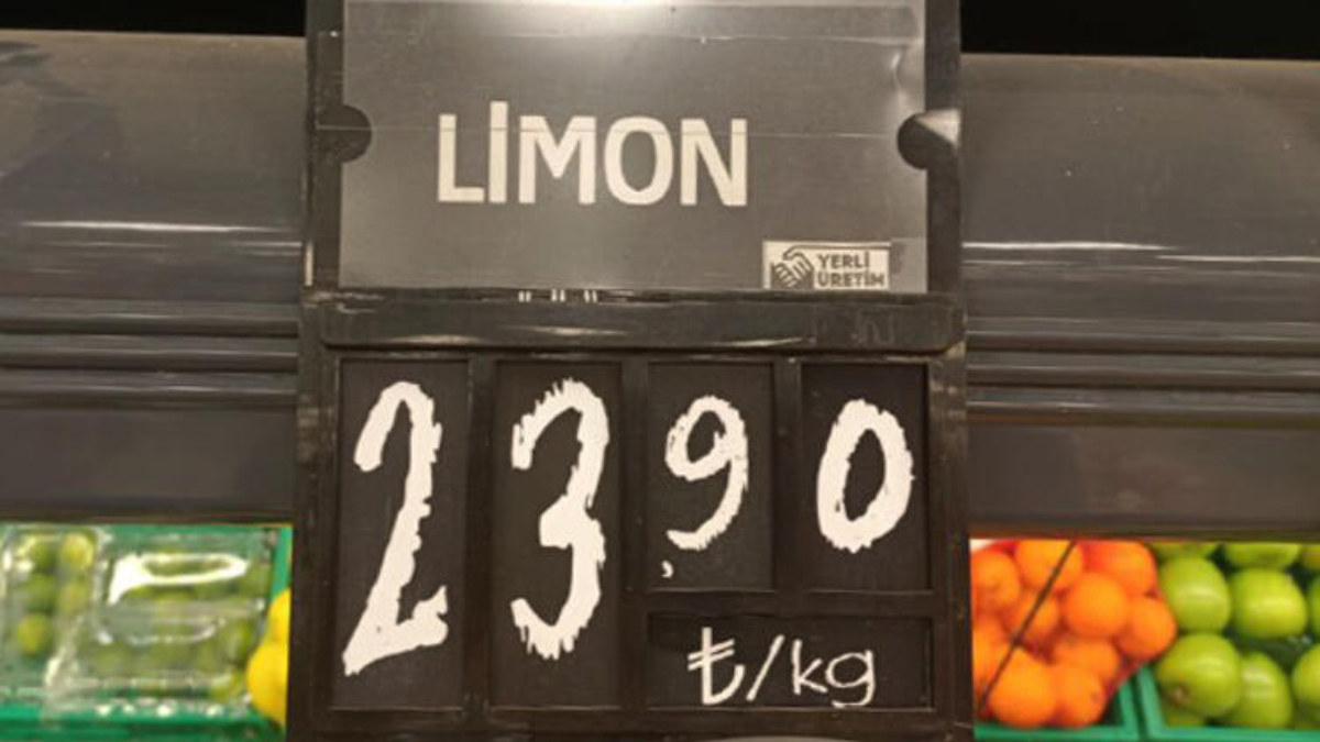 Adana'da bahçede kilosu 3 lira olan limon markette 24 liraya satılıyor