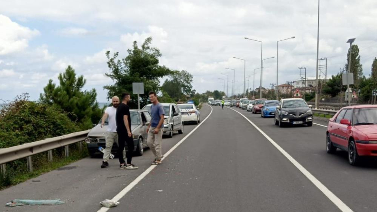 Ordu’da zincirleme trafik kazasında 4 kişi yaralandı