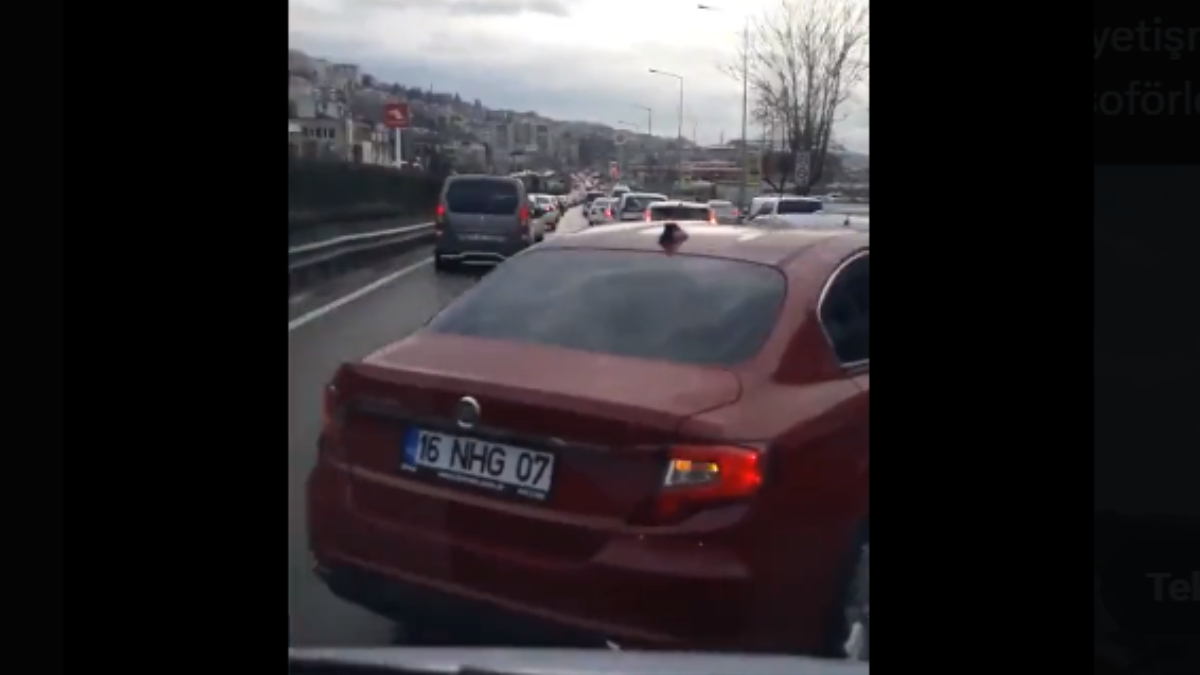 Bursa'da ambulansa yol verilmedi! O anlar gündem oldu