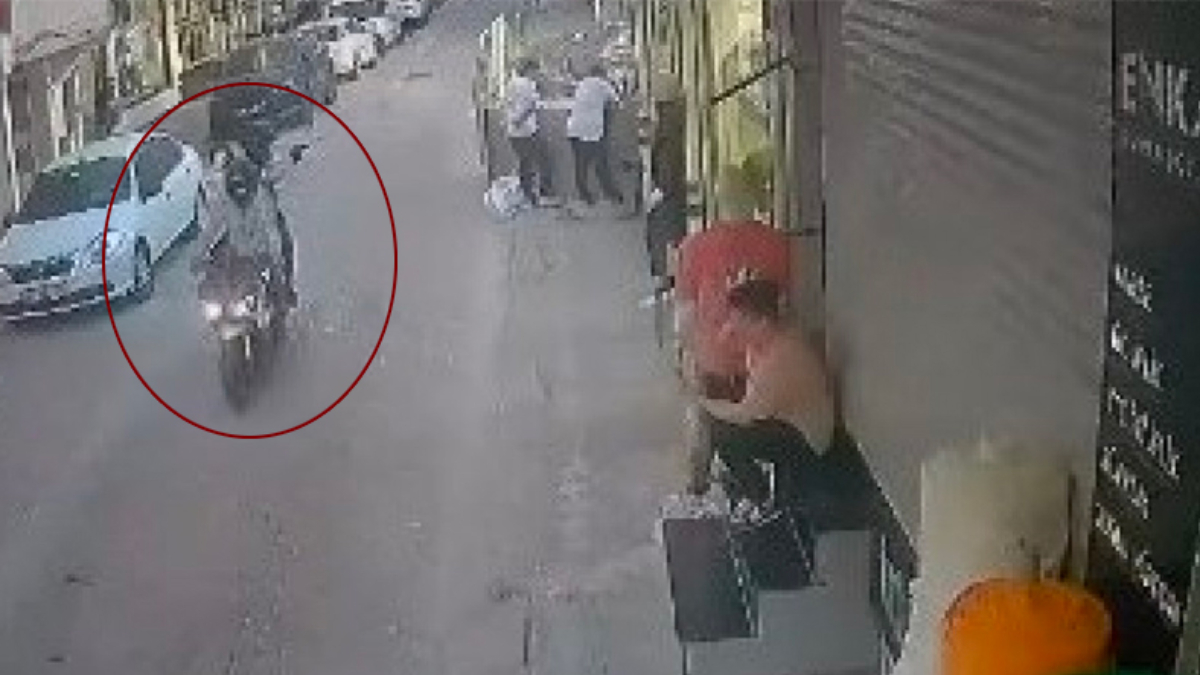 İstanbul Zeytinburnu'nda 1 kişinin öldüğü silahlı saldırı kamerada